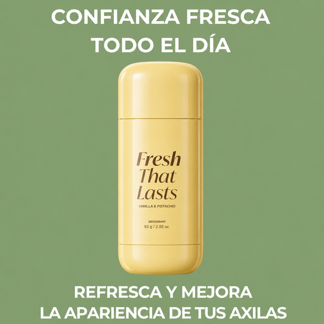Desodorante Vainilla y Pistacho Fresh