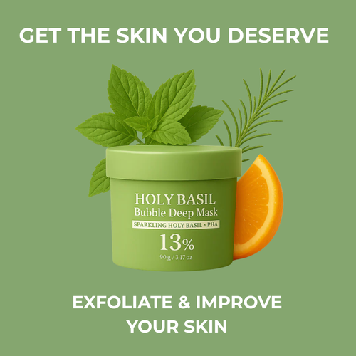 50% OFF: Holy Basil Bubble Mask