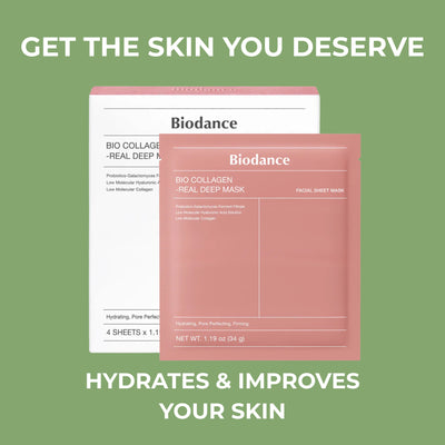 Olivine Beauty Bio-Collagen Mask for hydrated, firmer and glowing-looking skin
