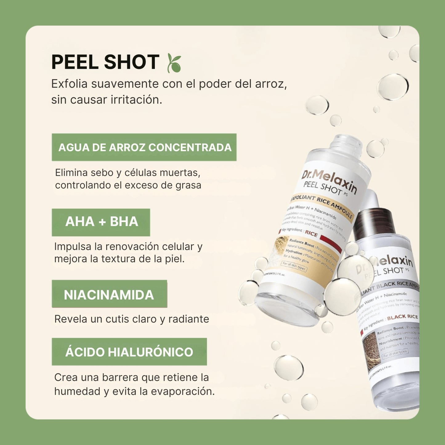 Ampolla Exfoliante de Arroz