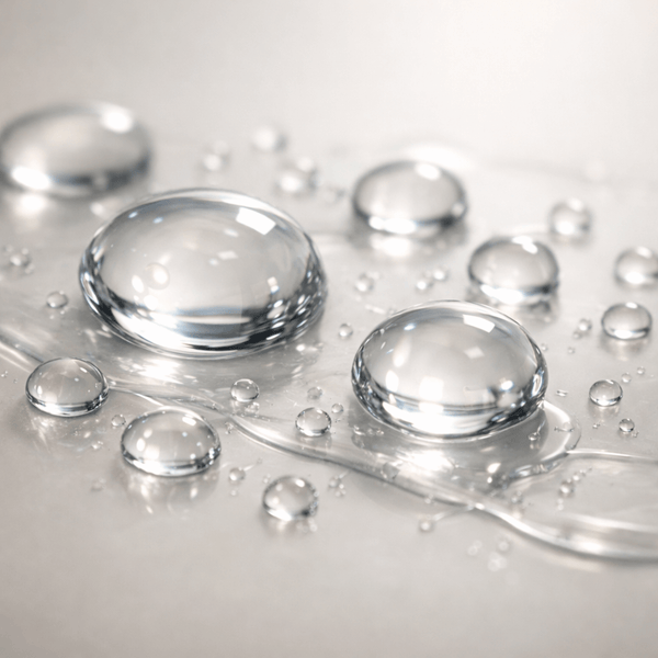 Hyaluronic acid hydration droplets ingredient supporting moisture retention and smoother hydrated skin