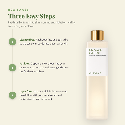 Silk Peptide EGF Toner, Smoothing Peptide Toner for Fine Lines — info-howto