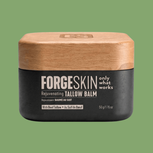 Beef tallow moisturizer jar designed to support hydration and improve skin softness
