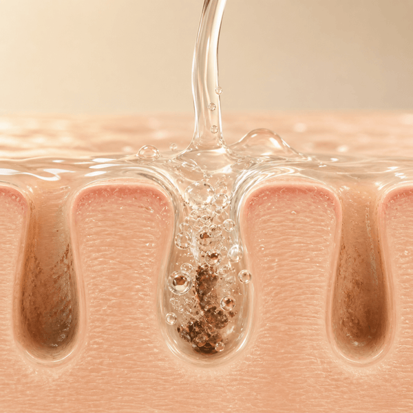 Olivine Beauty BHA liquid clearing pores and dissolving excess oil for cleaner and more balanced looking skin