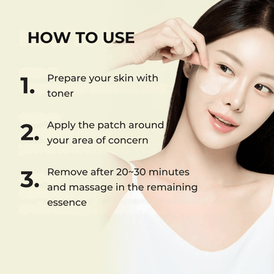 Olivine Beauty under eye patch skincare routine step by step
