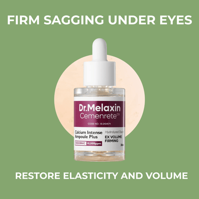 Olivine Beauty Calcium Intense Ampoule Plus eye serum for firm sagging under eyes