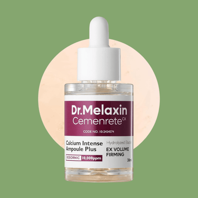 Olivine Beauty Calcium Intense Ampoule Plus serum bottle with dropper for under-eye firming and hydration