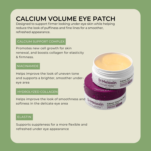 Olivine Beauty calcium volume eye patch collagen niacinamide under eye care