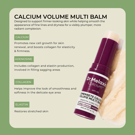 Olivine Beauty calcium volume multi balm collagen elastin skincare stick