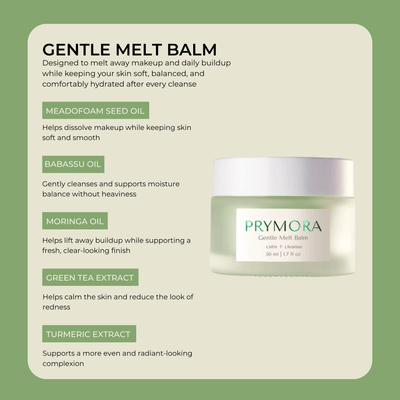 Olivine Beauty cleansing balm with meadowfoam seed oil babassu oil and green tea extract