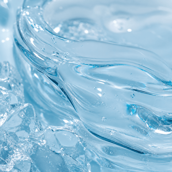 Olivine Beauty cooling water gel texture inspired refreshing skincare visual