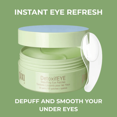 olivine beauty depuffing hydrogel eye patches for refreshing and smoothing under eyes