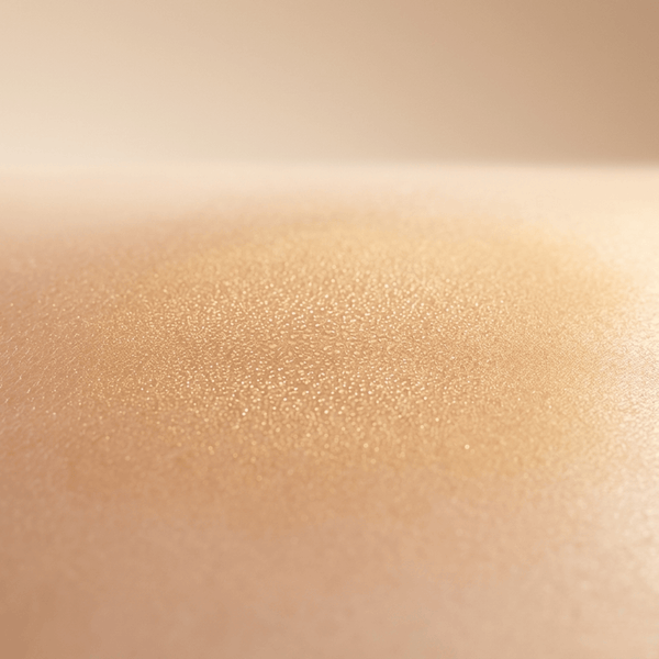 Fine mist creating a natural gradual tan on smooth skin surface