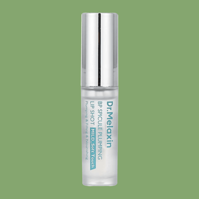 Dr.Melaxin BP Spicule Plumping Lip Shot frosted silver lip plumper product image.