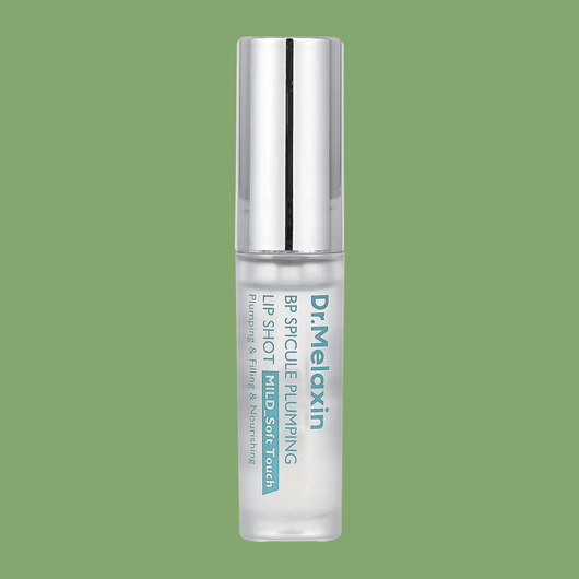 Dr.Melaxin BP Spicule Plumping Lip Shot frosted silver lip plumper product image.