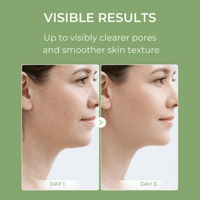 Olivine Beauty Dubai Peptide Clay Mask clearer pores smoother skin results