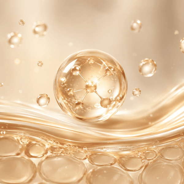 Olivine Beauty Elastic Peptide Complex visualization with smooth supple skin and elasticity support aesthetic