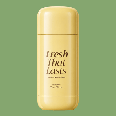 Desodorante premium Vanilla & Pistachio con fórmula inspirada en el cuidado de la piel