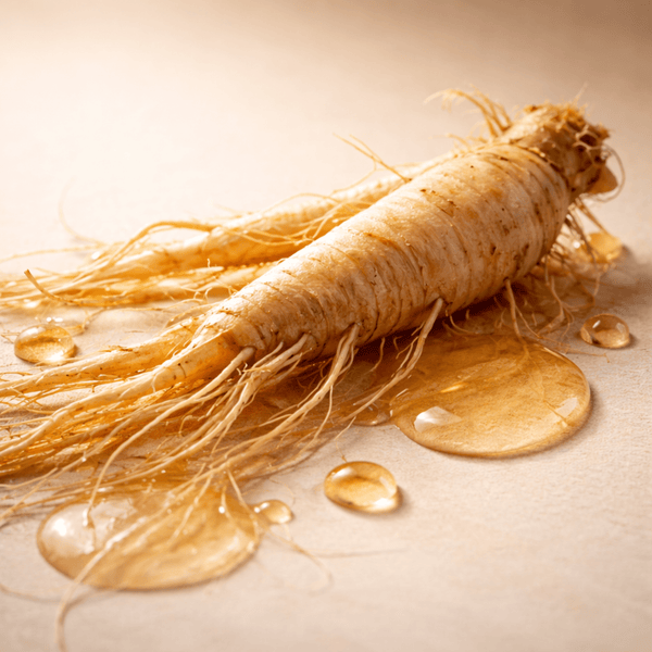 Ginseng extract ingredient supporting skin vitality and smooth refreshed appearance
