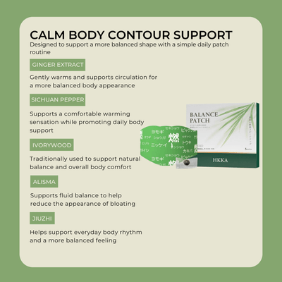 Olivine beauty herbal slimming patch with ginger extract sichuan pepper alisma and plant based ingredients for body balance support