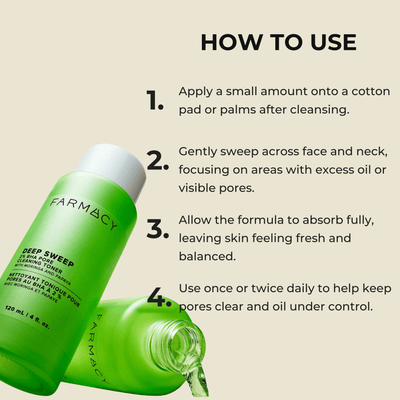 how to use bha toner to unclog pores and control excess oil