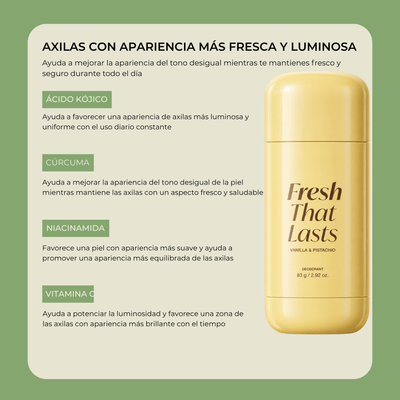 Beneficios del Ácido Kójico, Cúrcuma, Niacinamida y Vitamina C para el cuidado de las axilas