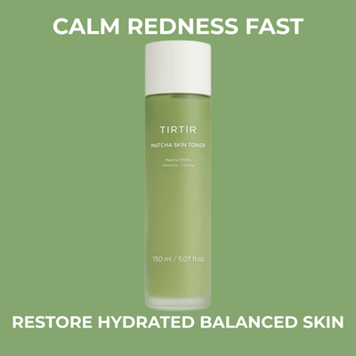 Olivine beauty matcha toner for calming redness and hydrating skin