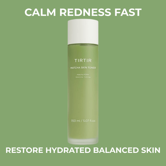 Olivine beauty matcha toner for calming redness and hydrating skin