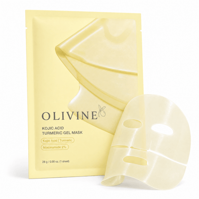 Olivine Beauty Kojic Acid Turmeric Gel Mask sachet