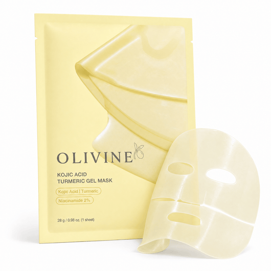 Olivine Beauty Kojic Acid Turmeric Gel Mask sachet