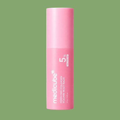 Premium pink volume multi balm featuring PDRN, Collagen, and 5% Volufiline.
