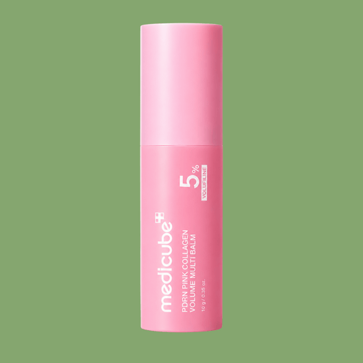 Premium pink volume multi balm featuring PDRN, Collagen, and 5% Volufiline.