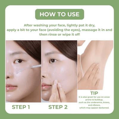 Olivine Beauty Peel Shot Ampoule step by step exfoliating skincare routine