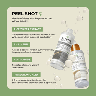 Peel Shot Glow Rice Ampoule Duo by OlivineBeauty