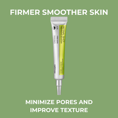 Retinal serum supporting firmer smoother skin and refined pores
