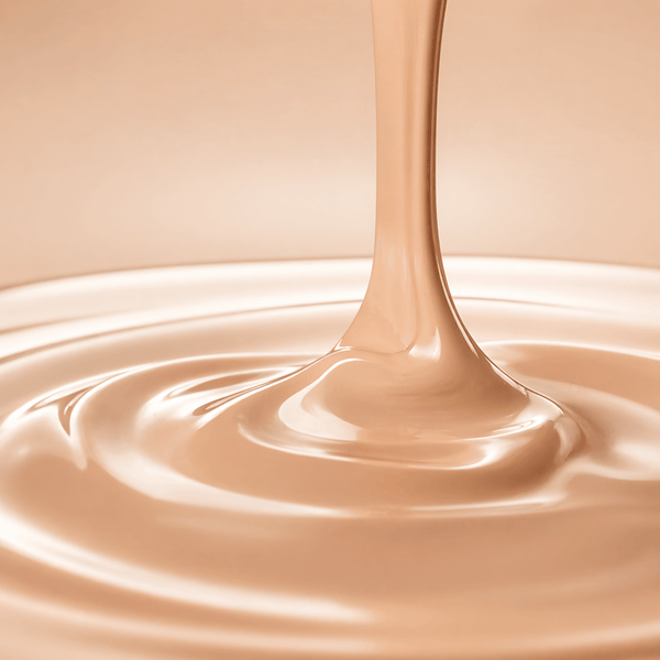 Satin finish foundation creating smooth natural skin like appearance