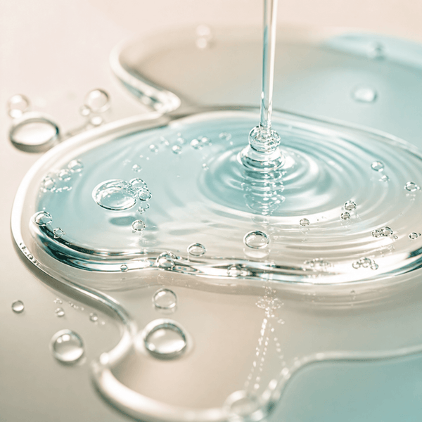 Lightweight serum texture representing scalp conditioning and root support
