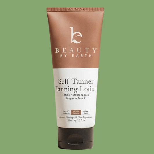 Olivine Beauty self tanner tanning lotion bottle medium to dark shade