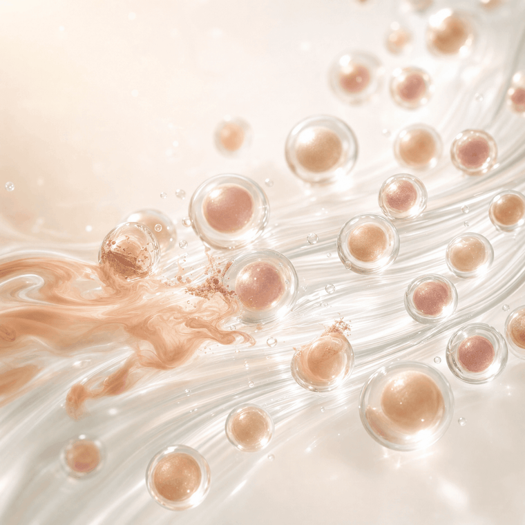 Encapsulated pigment capsules that stay sealed until you blend, then release colour