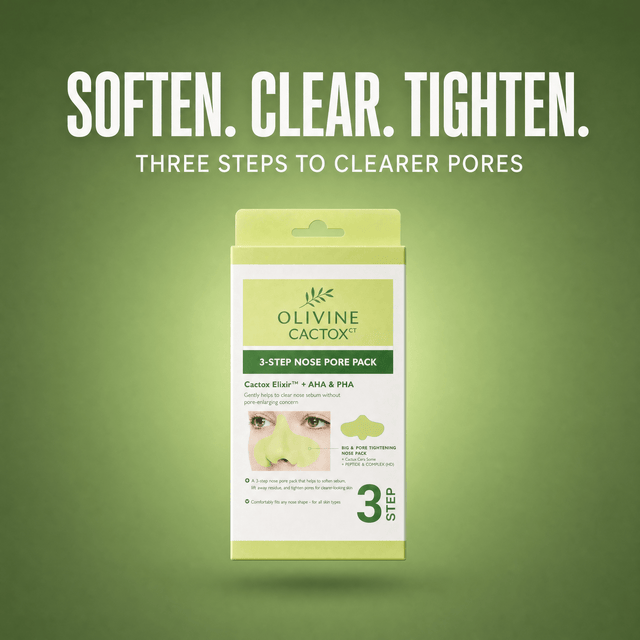 Cactox 3-Step Nose Mask Pack