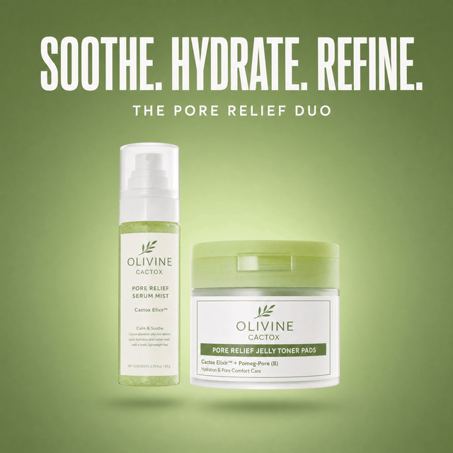 Cactox Pore Relief Jelly Toner Pads & Serum Mist Duo