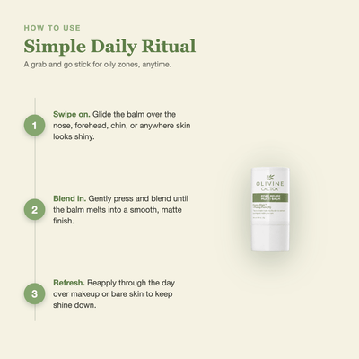 Olivine Cactox Pore Relief Multi Balm how to use, step by step