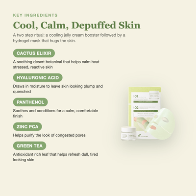 Olivine Cactox De Puffing Pore Tox Gel Mask key ingredients breakdown