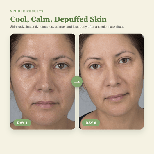Olivine Cactox De Puffing Pore Tox Gel Mask Day 1 to Day 8 visible results