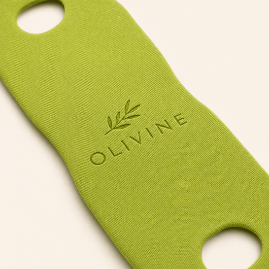 Olivine Cactox V Lifting Mewing Band macro close up of the texture