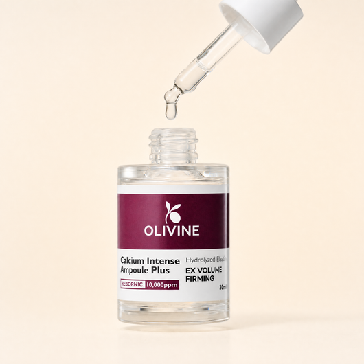 Olivine Calcium Intense Ampoule Plus dropper, close up