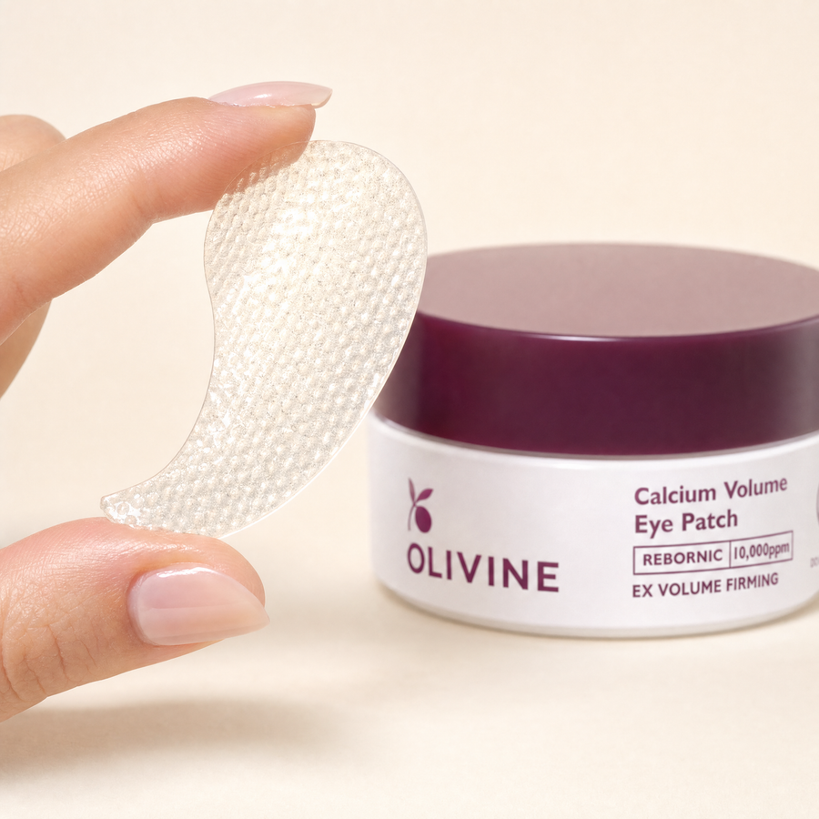Olivine Calcium Volume Eye Patch single patch, macro close up