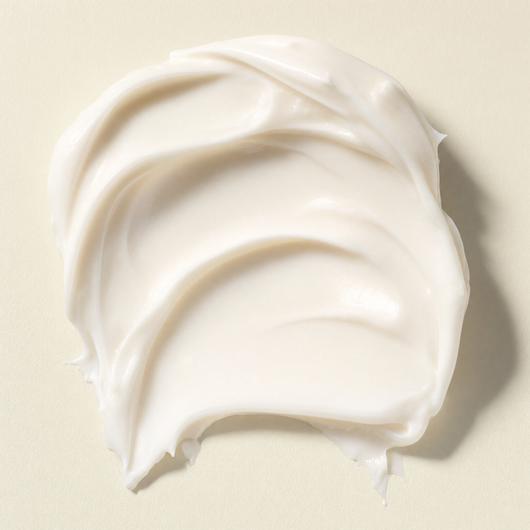 Olivine Calcium Volume Firming Cream texture swatch, macro