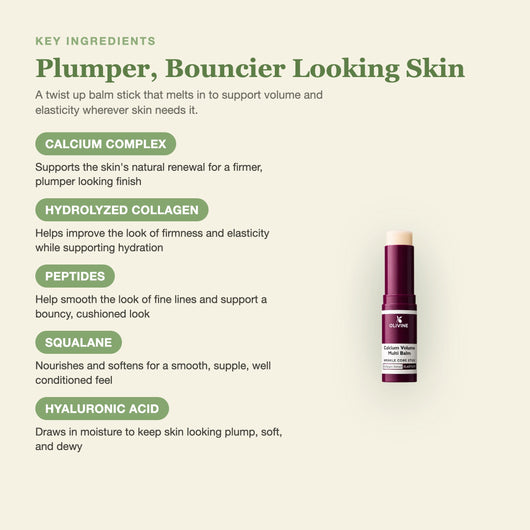 Olivine Calcium Volume Multi Balm key ingredients breakdown