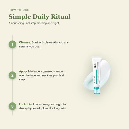 Olivine PDRN Hyaluronic Acid Cream how to use, step by step
